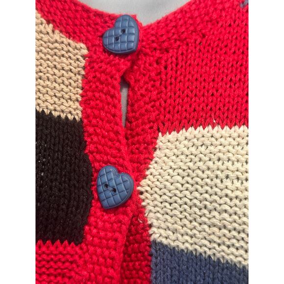 'Design Options' 1994 Raggedy Ann and Andy Cardigan Sweater-Small - Picture 4 of 11